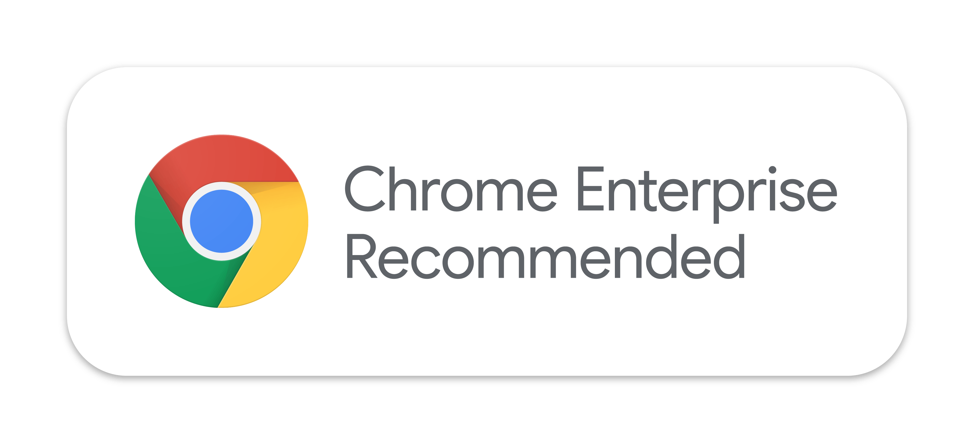 Chrome Enterprise Recommended Badge (RGB)